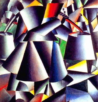  Malevich Lienzo - campesina 1912 Kazimir Malevich